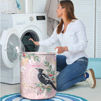 Magpie NAIDOC Week 2026 Personalised Laundry Basket 50 Years Deadly Eucalyptus Blossoms Aboriginal Art