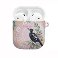Magpie NAIDOC Week 2026 Personalised AirPods Case 50 Years Deadly Eucalyptus Blossoms Aboriginal Art
