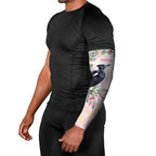 Magpie NAIDOC Week 2026 Personalised Arm Sleeves 50 Years Deadly Eucalyptus Blossoms Aboriginal Art