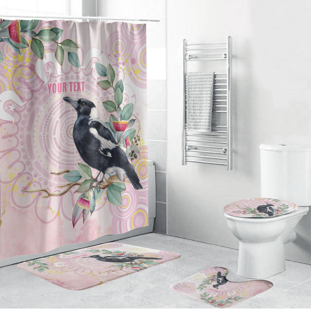Magpie NAIDOC Week 2026 Personalised Bathroom Set 50 Years Deadly Eucalyptus Blossoms Aboriginal Art