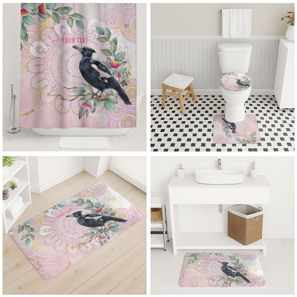 Magpie NAIDOC Week 2026 Personalised Bathroom Set 50 Years Deadly Eucalyptus Blossoms Aboriginal Art