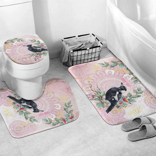Magpie NAIDOC Week 2026 Personalised Bathroom Set 50 Years Deadly Eucalyptus Blossoms Aboriginal Art