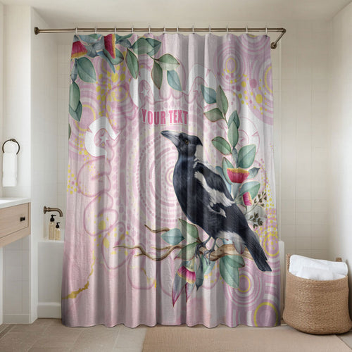 Magpie NAIDOC Week 2026 Personalised Bathroom Set 50 Years Deadly Eucalyptus Blossoms Aboriginal Art