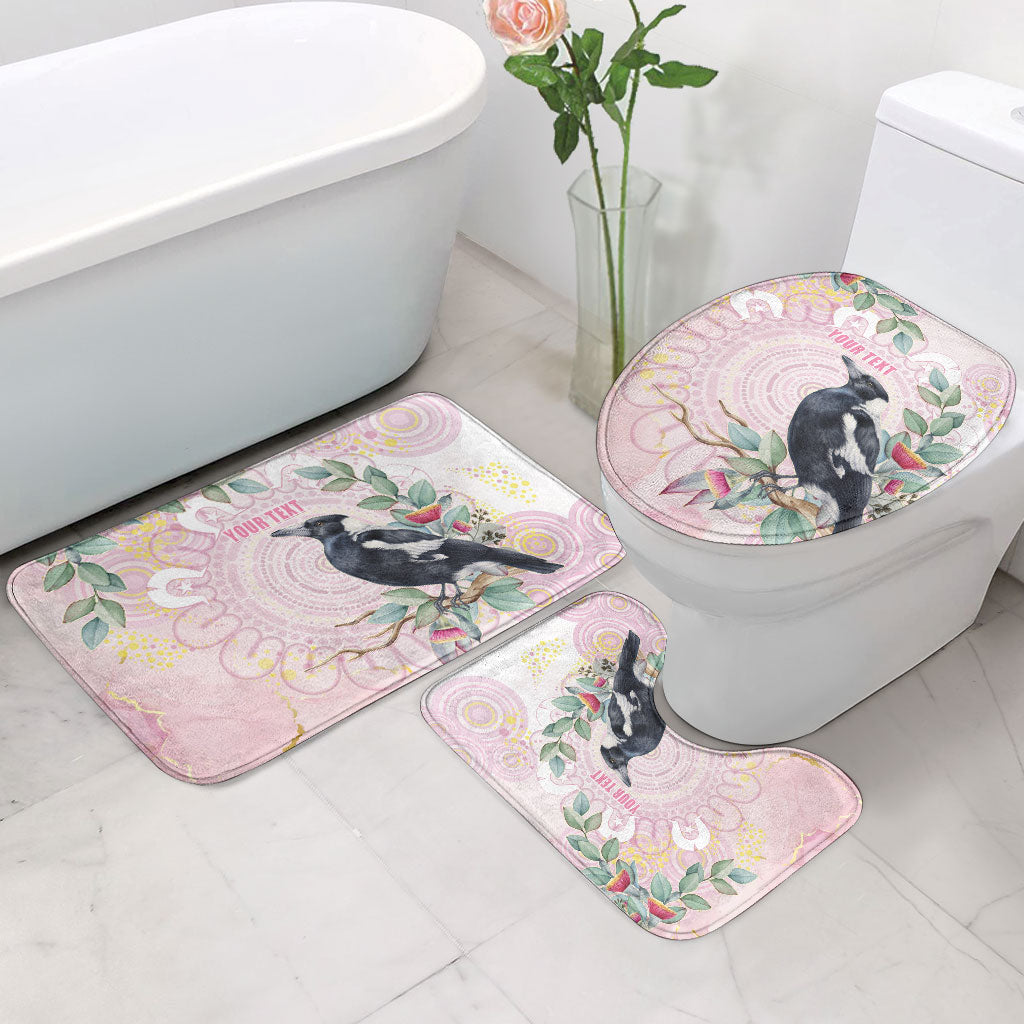 Magpie NAIDOC Week 2026 Personalised Bathroom Set 50 Years Deadly Eucalyptus Blossoms Aboriginal Art