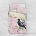 Magpie NAIDOC Week 2026 Personalised Bedding Set 50 Years Deadly Eucalyptus Blossoms Aboriginal Art
