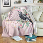 Magpie NAIDOC Week 2026 Personalised Blanket 50 Years Deadly Eucalyptus Blossoms Aboriginal Art