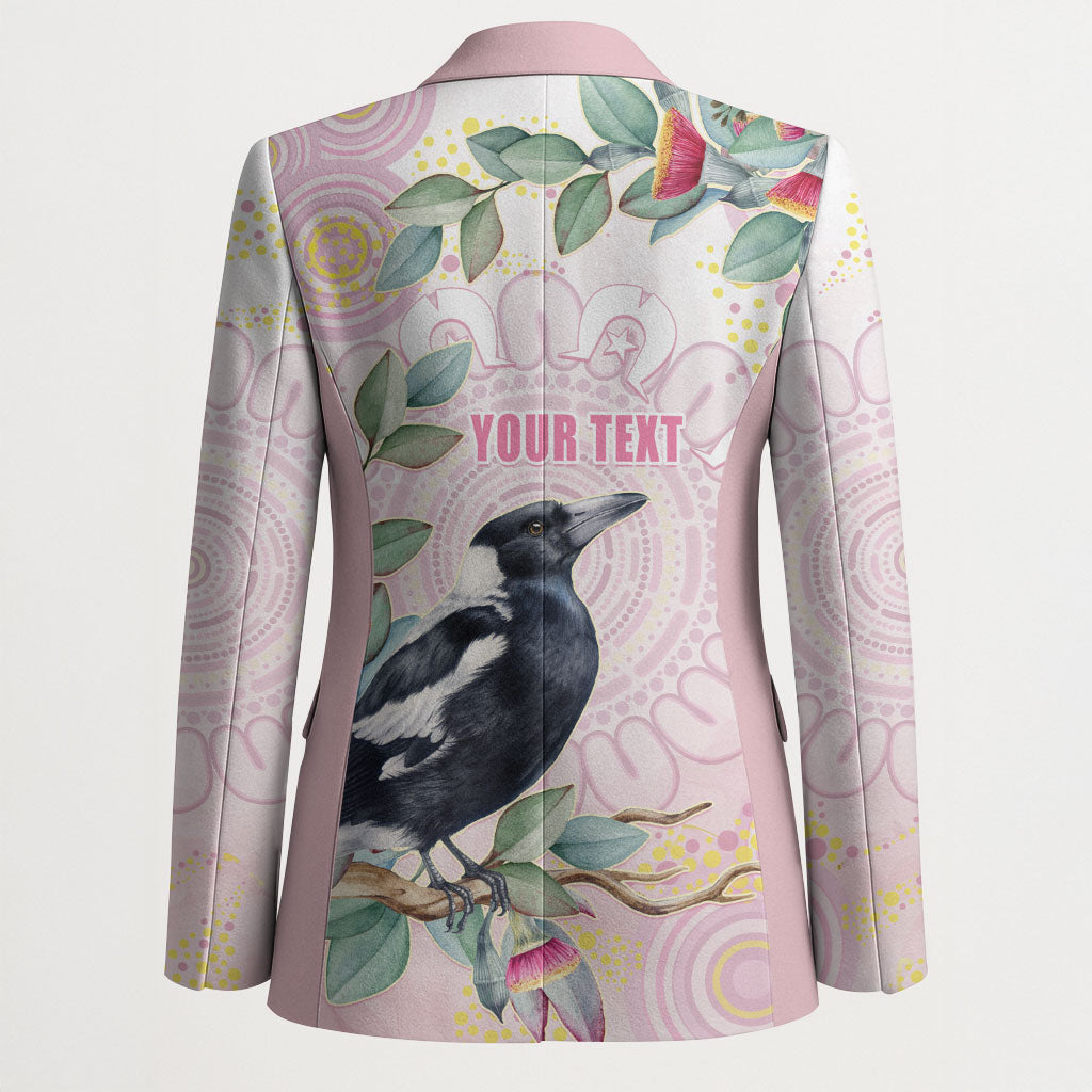 Magpie NAIDOC Week 2026 Personalised Blazer 50 Years Deadly Eucalyptus Blossoms Aboriginal Art
