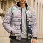 Magpie NAIDOC Week 2026 Personalised Bomber Puffer Jacket 50 Years Deadly Eucalyptus Blossoms Aboriginal Art