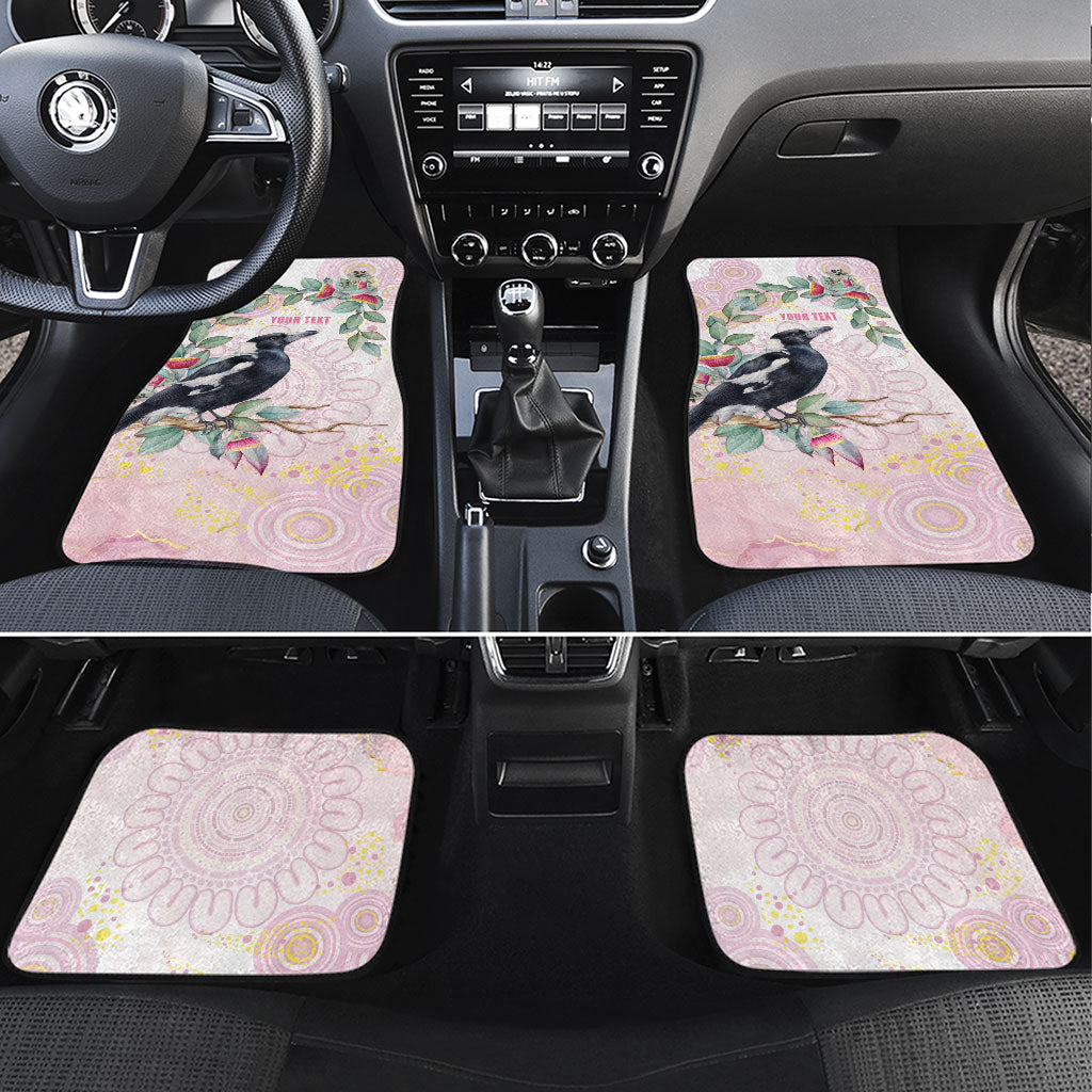 Magpie NAIDOC Week 2026 Personalised Car Mats 50 Years Deadly Eucalyptus Blossoms Aboriginal Art