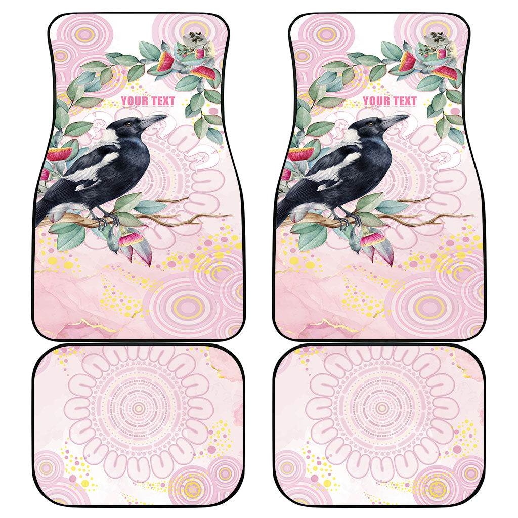 Magpie NAIDOC Week 2026 Personalised Car Mats 50 Years Deadly Eucalyptus Blossoms Aboriginal Art