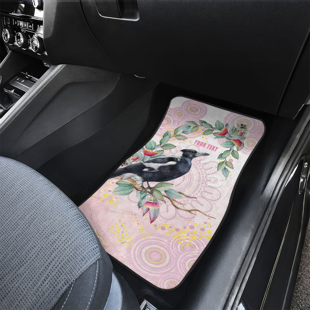 Magpie NAIDOC Week 2026 Personalised Car Mats 50 Years Deadly Eucalyptus Blossoms Aboriginal Art