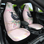 Magpie NAIDOC Week 2026 Personalised Car Seat Cover 50 Years Deadly Eucalyptus Blossoms Aboriginal Art