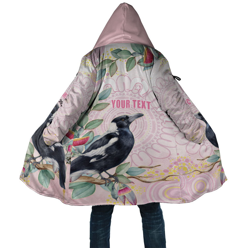 Magpie NAIDOC Week 2026 Personalised Cloak 50 Years Deadly Eucalyptus Blossoms Aboriginal Art