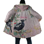 Magpie NAIDOC Week 2026 Personalised Cloak 50 Years Deadly Eucalyptus Blossoms Aboriginal Art