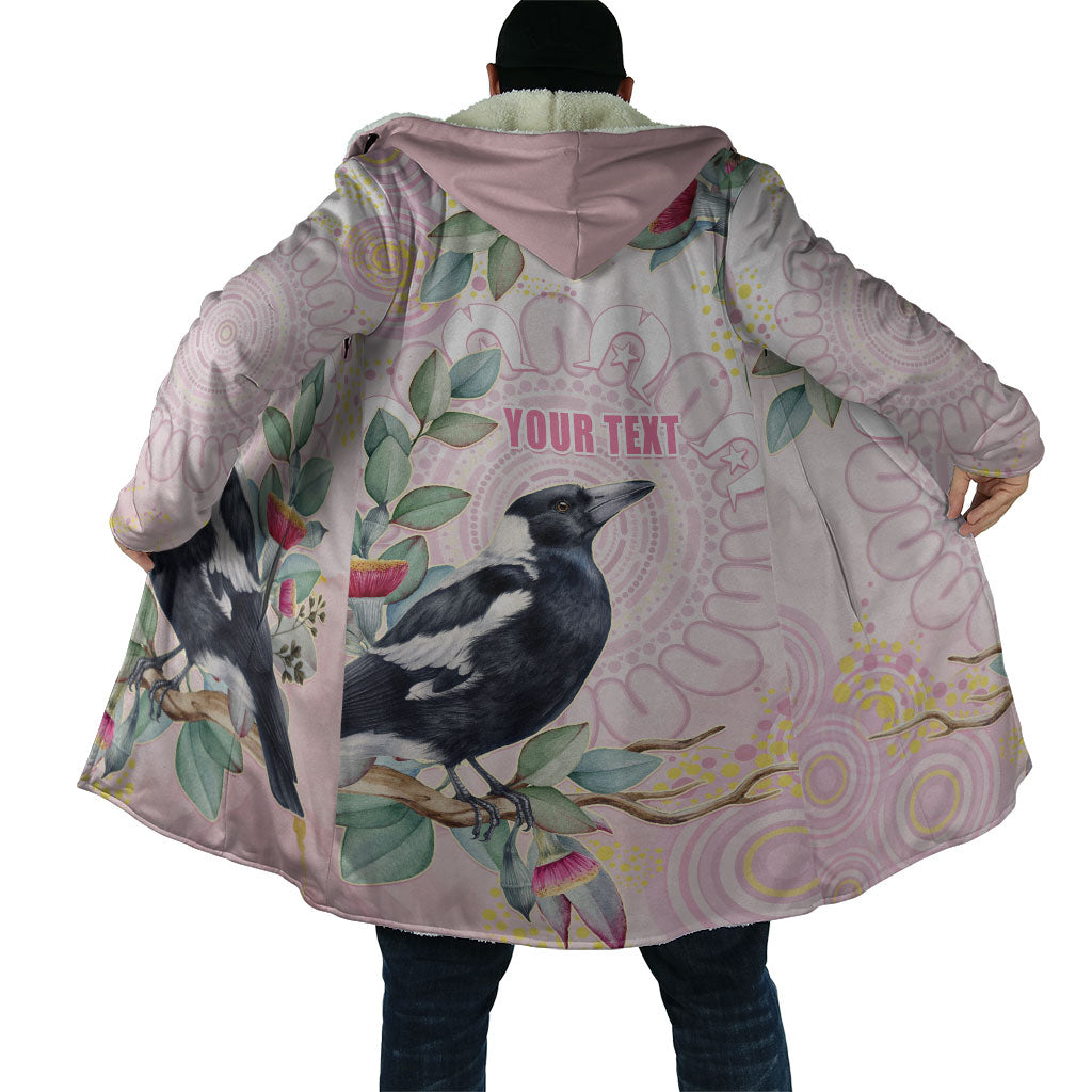 Magpie NAIDOC Week 2026 Personalised Cloak 50 Years Deadly Eucalyptus Blossoms Aboriginal Art