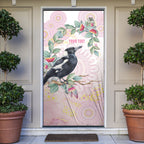 Magpie NAIDOC Week 2026 Personalised Door Cover 50 Years Deadly Eucalyptus Blossoms Aboriginal Art