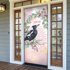 Magpie NAIDOC Week 2026 Personalised Door Cover 50 Years Deadly Eucalyptus Blossoms Aboriginal Art