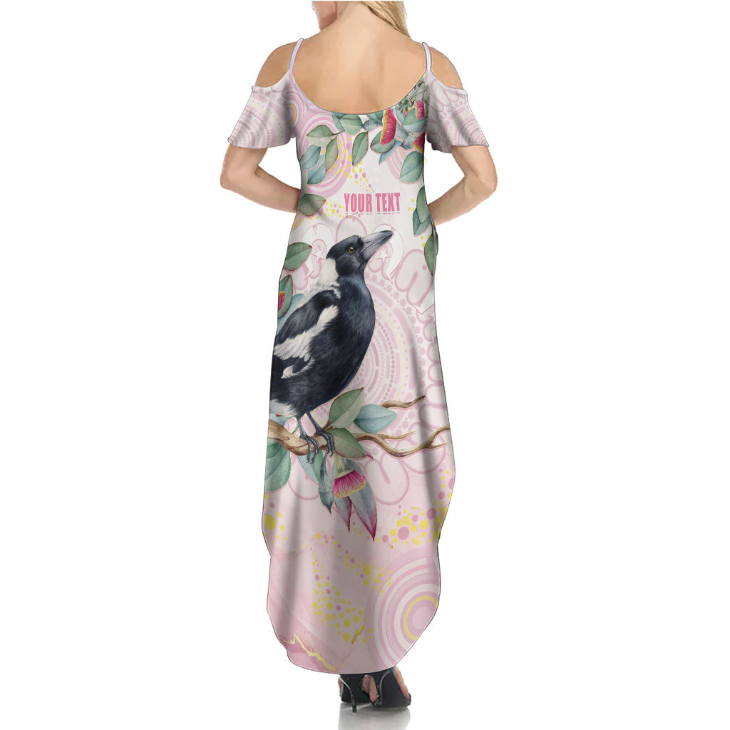 Magpie NAIDOC Week 2026 Personalised Family Matching Summer Maxi Dress and Hawaiian Shirt 50 Years Deadly Eucalyptus Blossoms Aboriginal Art