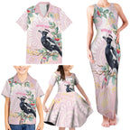 Magpie NAIDOC Week 2026 Personalised Family Matching Tank Maxi Dress and Hawaiian Shirt 50 Years Deadly Eucalyptus Blossoms Aboriginal Art