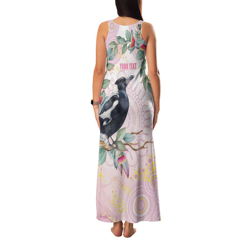 Magpie NAIDOC Week 2026 Personalised Family Matching Tank Maxi Dress and Hawaiian Shirt 50 Years Deadly Eucalyptus Blossoms Aboriginal Art