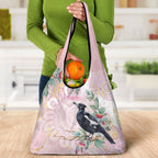 Magpie NAIDOC Week 2026 Personalised Grocery Bag 50 Years Deadly Eucalyptus Blossoms Aboriginal Art