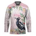 Magpie NAIDOC Week 2026 Personalised Hockey Jersey 50 Years Deadly Eucalyptus Blossoms Aboriginal Art