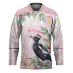 Magpie NAIDOC Week 2026 Personalised Hockey Jersey 50 Years Deadly Eucalyptus Blossoms Aboriginal Art