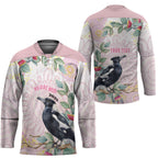 Magpie NAIDOC Week 2026 Personalised Hockey Jersey 50 Years Deadly Eucalyptus Blossoms Aboriginal Art