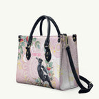 Magpie NAIDOC Week 2026 Personalised Leather Bag 50 Years Deadly Eucalyptus Blossoms Aboriginal Art