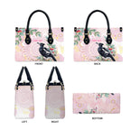 Magpie NAIDOC Week 2026 Personalised Leather Bag 50 Years Deadly Eucalyptus Blossoms Aboriginal Art
