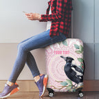 Magpie NAIDOC Week 2026 Personalised Luggage Cover 50 Years Deadly Eucalyptus Blossoms Aboriginal Art