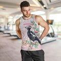 Magpie NAIDOC Week 2026 Personalised Men Tank Top 50 Years Deadly Eucalyptus Blossoms Aboriginal Art