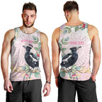 Magpie NAIDOC Week 2026 Personalised Men Tank Top 50 Years Deadly Eucalyptus Blossoms Aboriginal Art