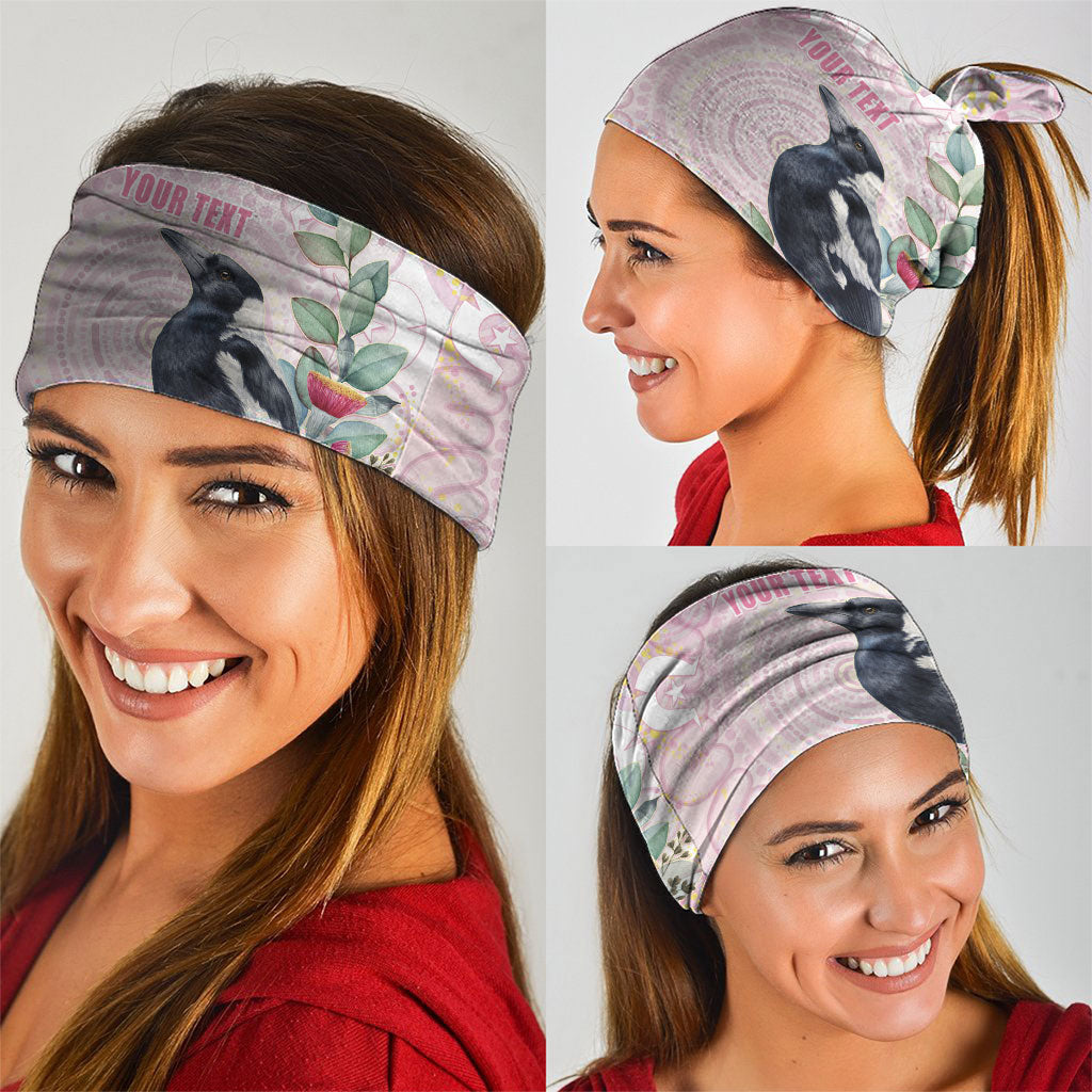 Magpie NAIDOC Week 2026 Personalised Neck Gaiter 50 Years Deadly Eucalyptus Blossoms Aboriginal Art