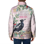 Magpie NAIDOC Week 2026 Personalised Padded Jacket 50 Years Deadly Eucalyptus Blossoms Aboriginal Art