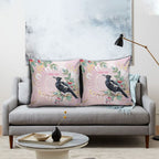 Magpie NAIDOC Week 2026 Personalised Pillow Cover 50 Years Deadly Eucalyptus Blossoms Aboriginal Art