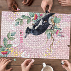Magpie NAIDOC Week 2026 Personalised Puzzle 50 Years Deadly Eucalyptus Blossoms Aboriginal Art