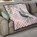 Magpie NAIDOC Week 2026 Personalised Quilt 50 Years Deadly Eucalyptus Blossoms Aboriginal Art