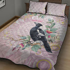Magpie NAIDOC Week 2026 Personalised Quilt Bed Set 50 Years Deadly Eucalyptus Blossoms Aboriginal Art