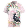 Magpie NAIDOC Week 2026 Personalised Rugby Jersey 50 Years Deadly Eucalyptus Blossoms Aboriginal Art