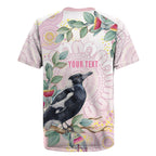 Magpie NAIDOC Week 2026 Personalised Rugby Jersey 50 Years Deadly Eucalyptus Blossoms Aboriginal Art