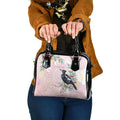 Magpie NAIDOC Week 2026 Personalised Shoulder Handbag 50 Years Deadly Eucalyptus Blossoms Aboriginal Art