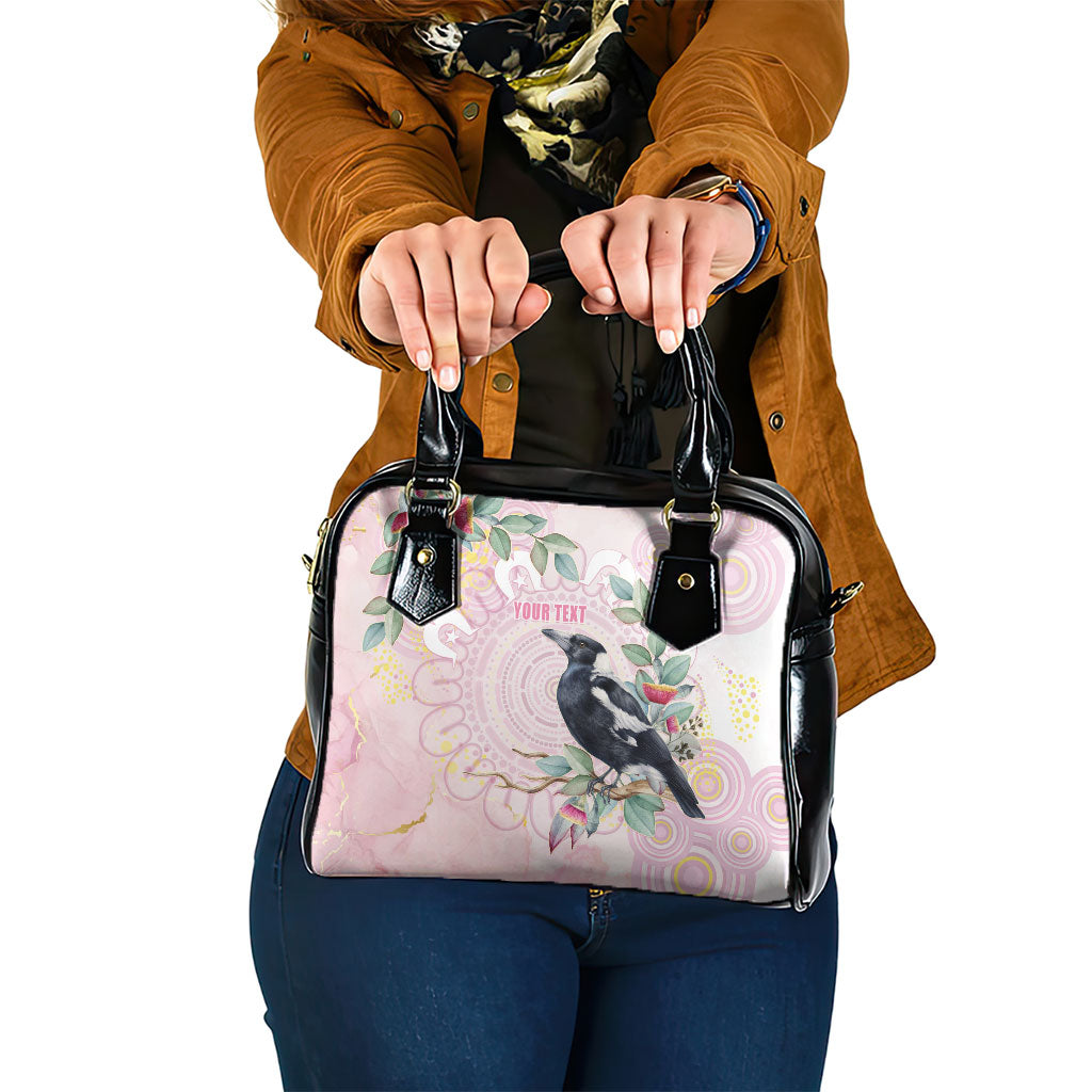 Magpie NAIDOC Week 2026 Personalised Shoulder Handbag 50 Years Deadly Eucalyptus Blossoms Aboriginal Art