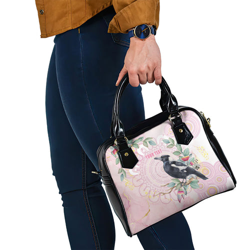 Magpie NAIDOC Week 2026 Personalised Shoulder Handbag 50 Years Deadly Eucalyptus Blossoms Aboriginal Art