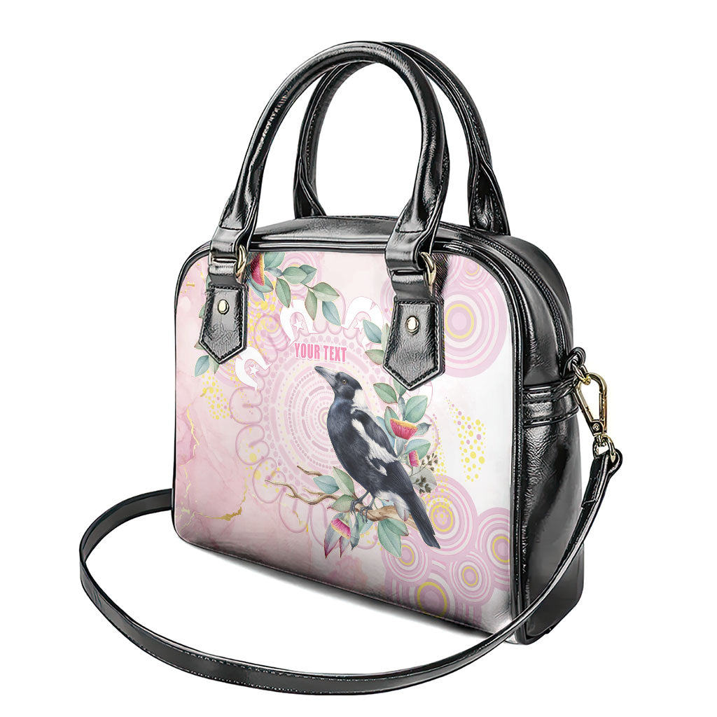 Magpie NAIDOC Week 2026 Personalised Shoulder Handbag 50 Years Deadly Eucalyptus Blossoms Aboriginal Art