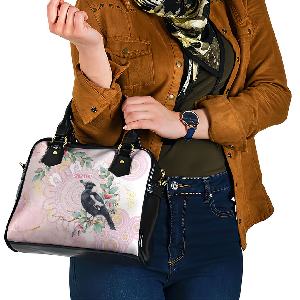 Magpie NAIDOC Week 2026 Personalised Shoulder Handbag 50 Years Deadly Eucalyptus Blossoms Aboriginal Art