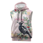 Magpie NAIDOC Week 2026 Personalised Sleeveless Hoodie 50 Years Deadly Eucalyptus Blossoms Aboriginal Art
