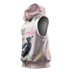 Magpie NAIDOC Week 2026 Personalised Sleeveless Hoodie 50 Years Deadly Eucalyptus Blossoms Aboriginal Art