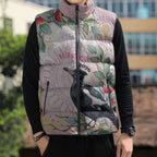 Magpie NAIDOC Week 2026 Personalised Sleeveless Puffer Jacket 50 Years Deadly Eucalyptus Blossoms Aboriginal Art