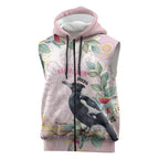 Magpie NAIDOC Week 2026 Personalised Sleeveless Zip Hoodie 50 Years Deadly Eucalyptus Blossoms Aboriginal Art